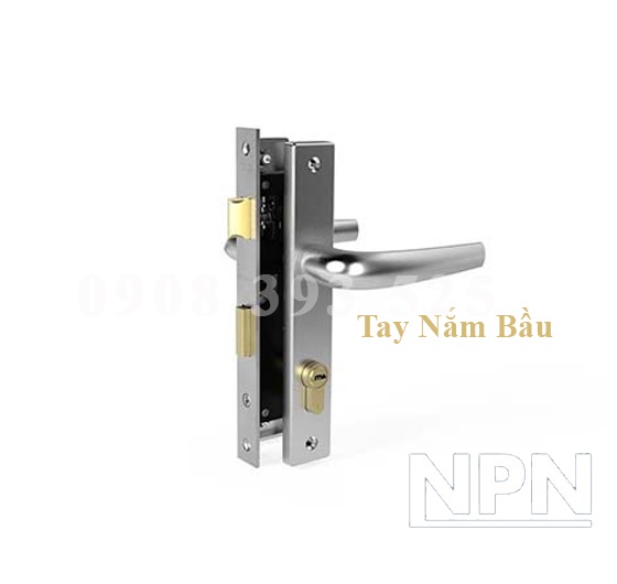 KHÓA TAY NẮM AP 70-44-51 MẠ TITAN BẠC