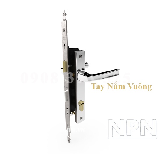 KHÓA TAY NẮM ĐA ĐIỂM APEX68 MẠ TRẮNG BÓNG