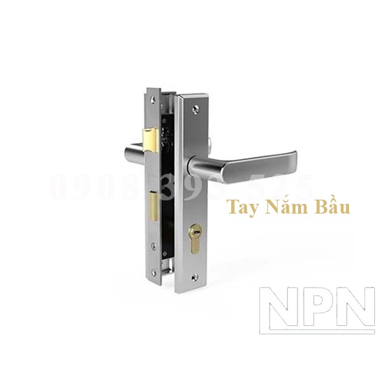 KHÓA TAY NẮM EX 70-44 10 MẠ TITAN BẠC